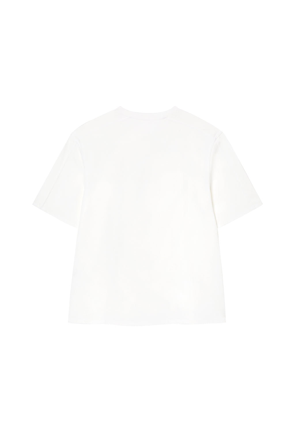 Overfit Cotton T-Shirt Ivory