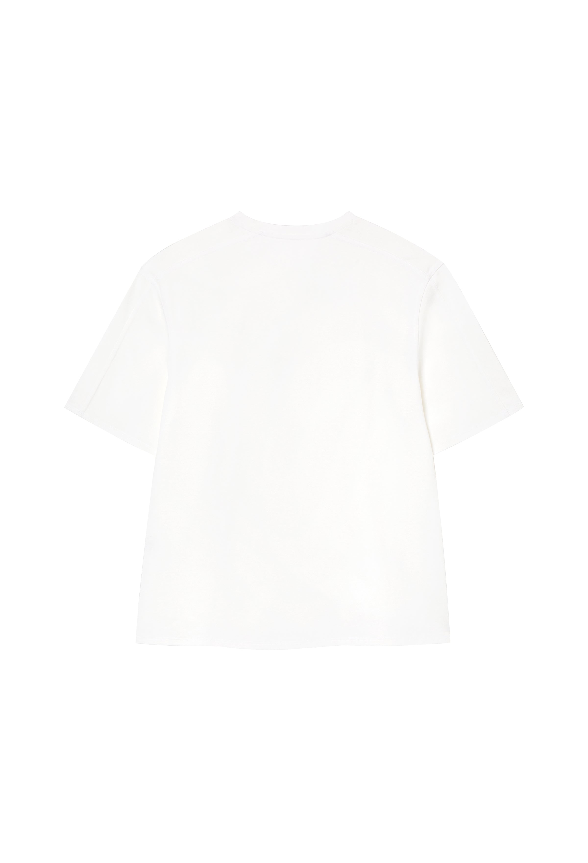 Overfit Cotton T-Shirt Ivory