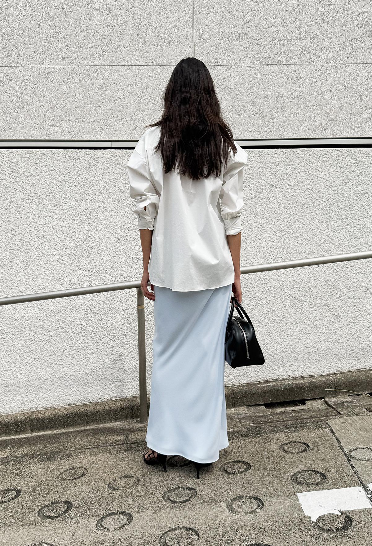 25SS 썸머 루 스커트 블루