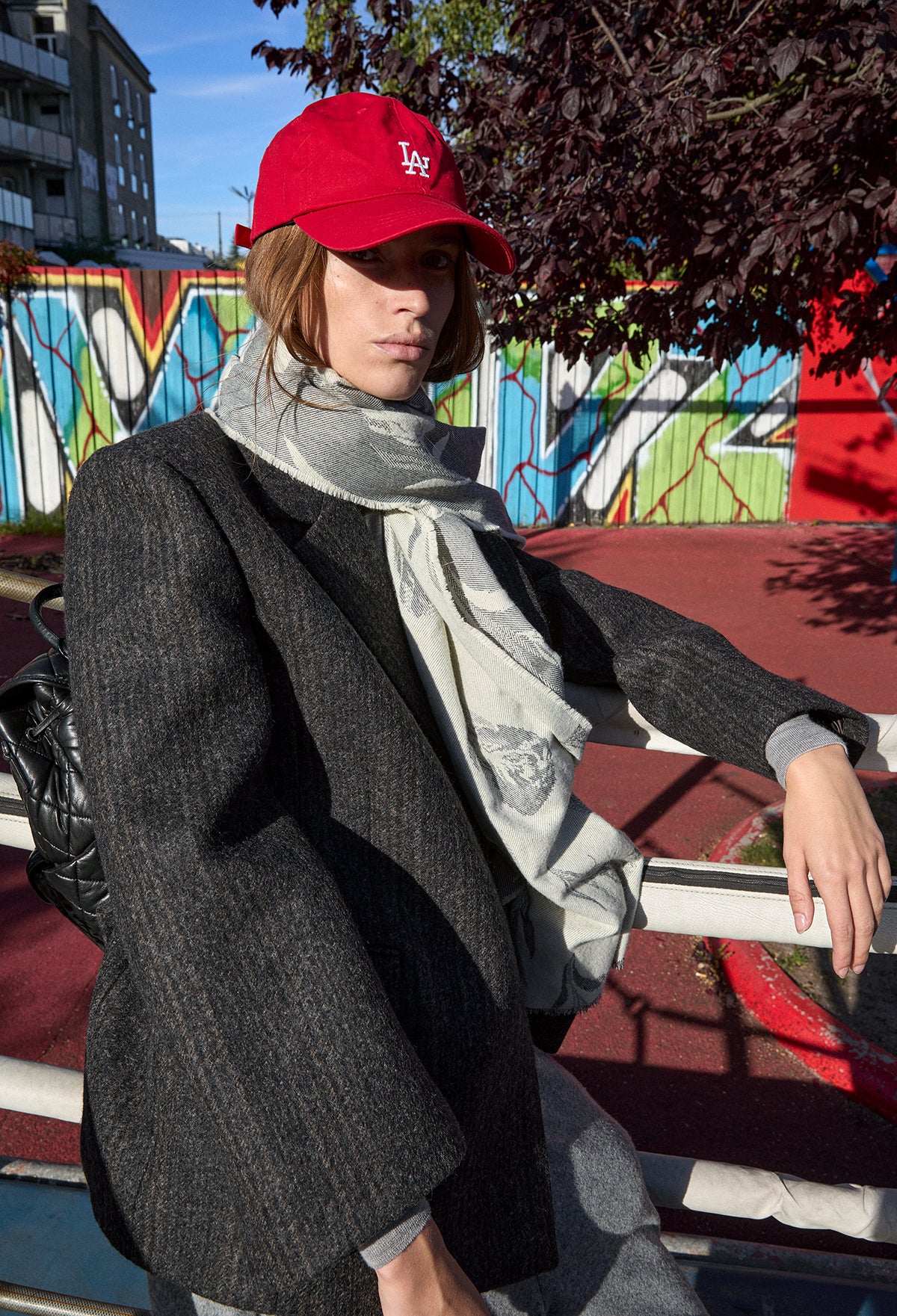 Wool Jacquard Muffler