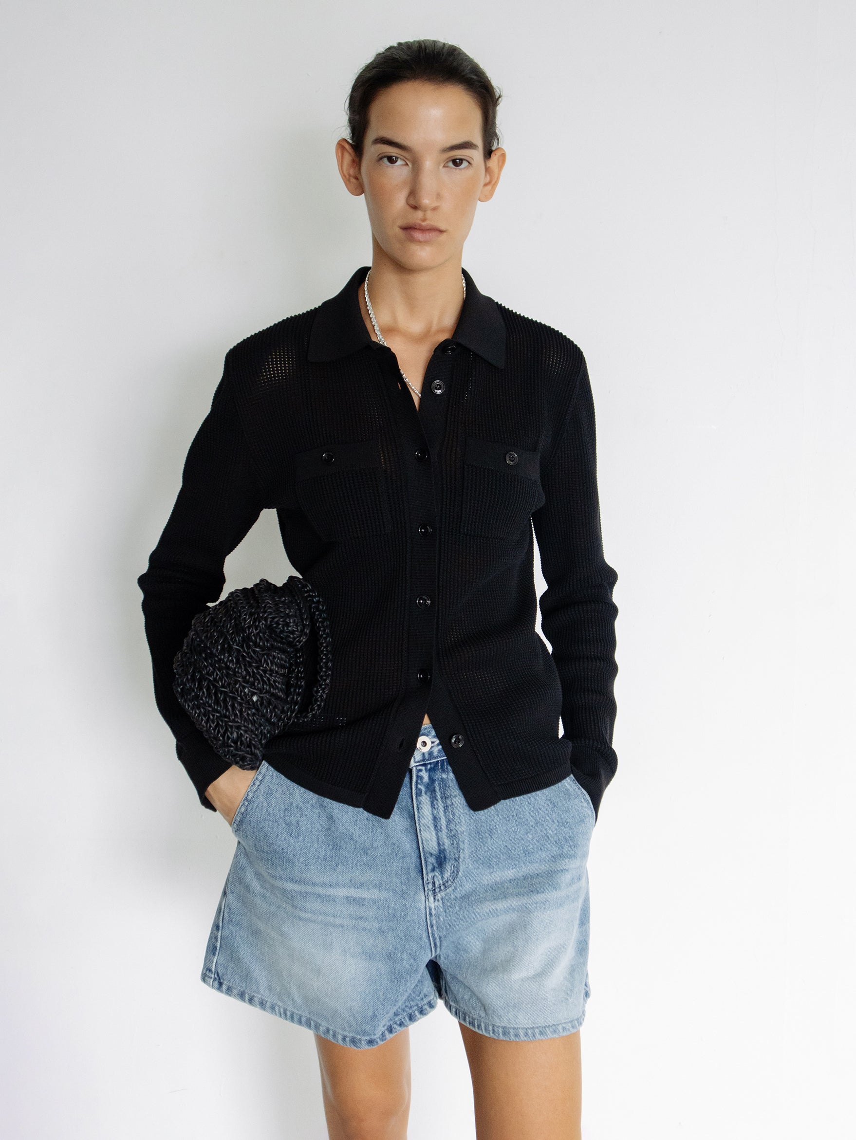 Flow Pique Knit Black