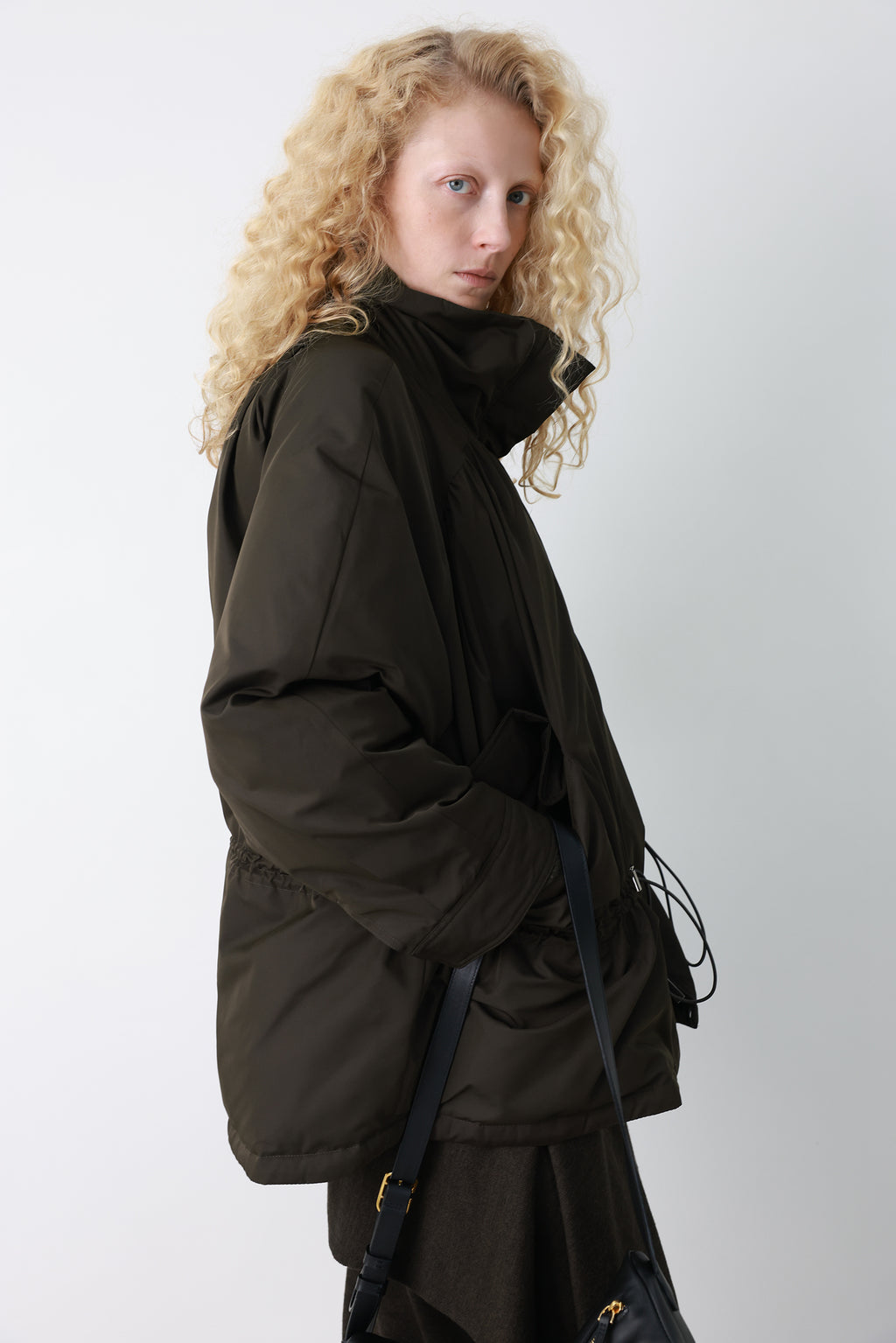 Field Parka Goose Down Khaki Brown