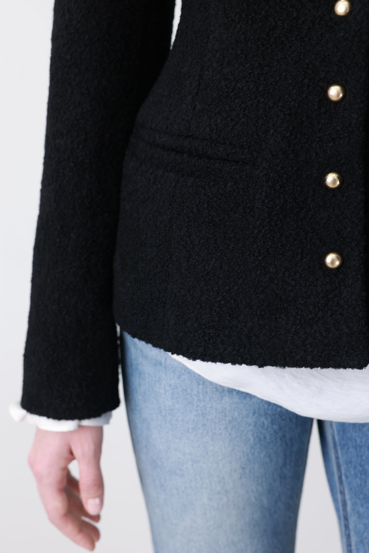 Wool Blended Bouclé Jacket