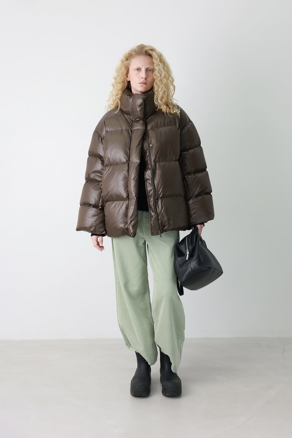 Fluffy Goose Down Brown