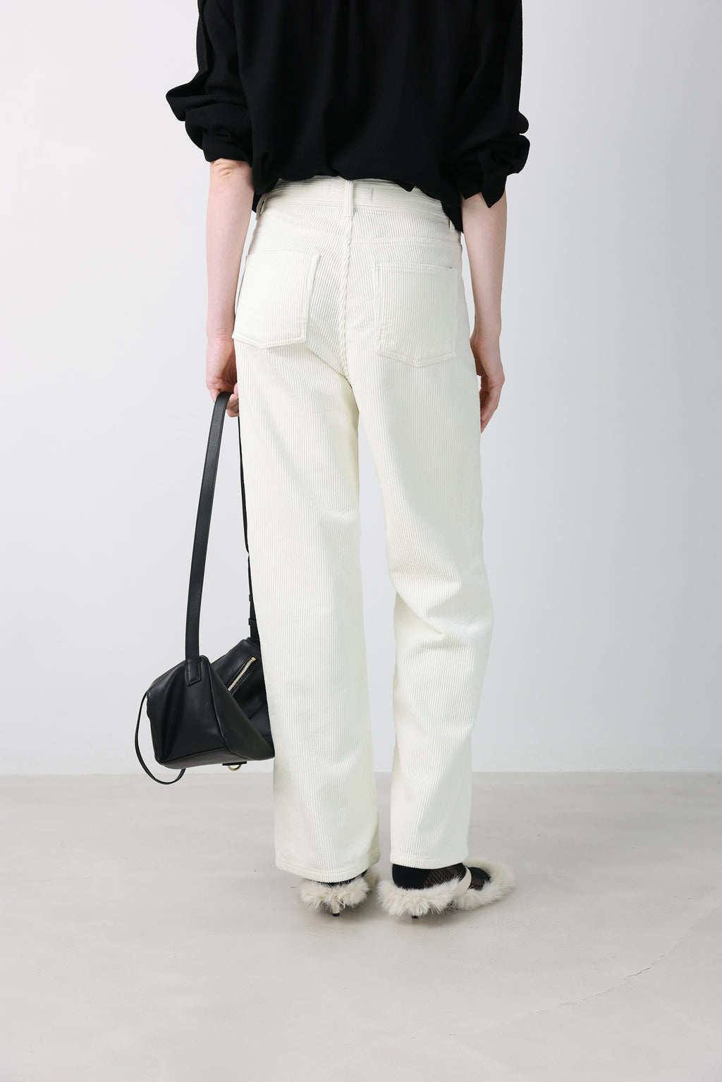 Soft Corduroy Pants Cream