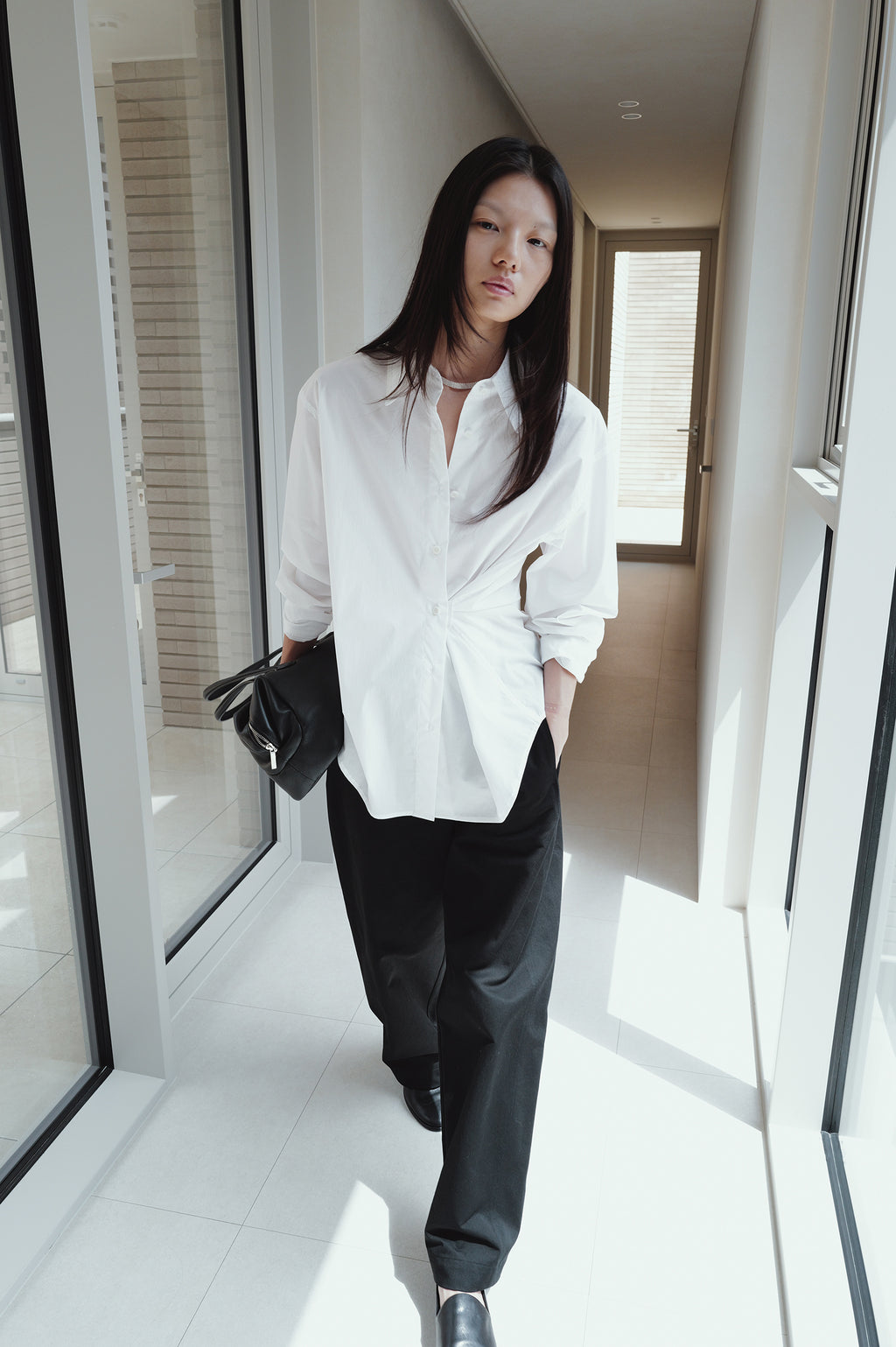 Epoch Cotton Shirt White