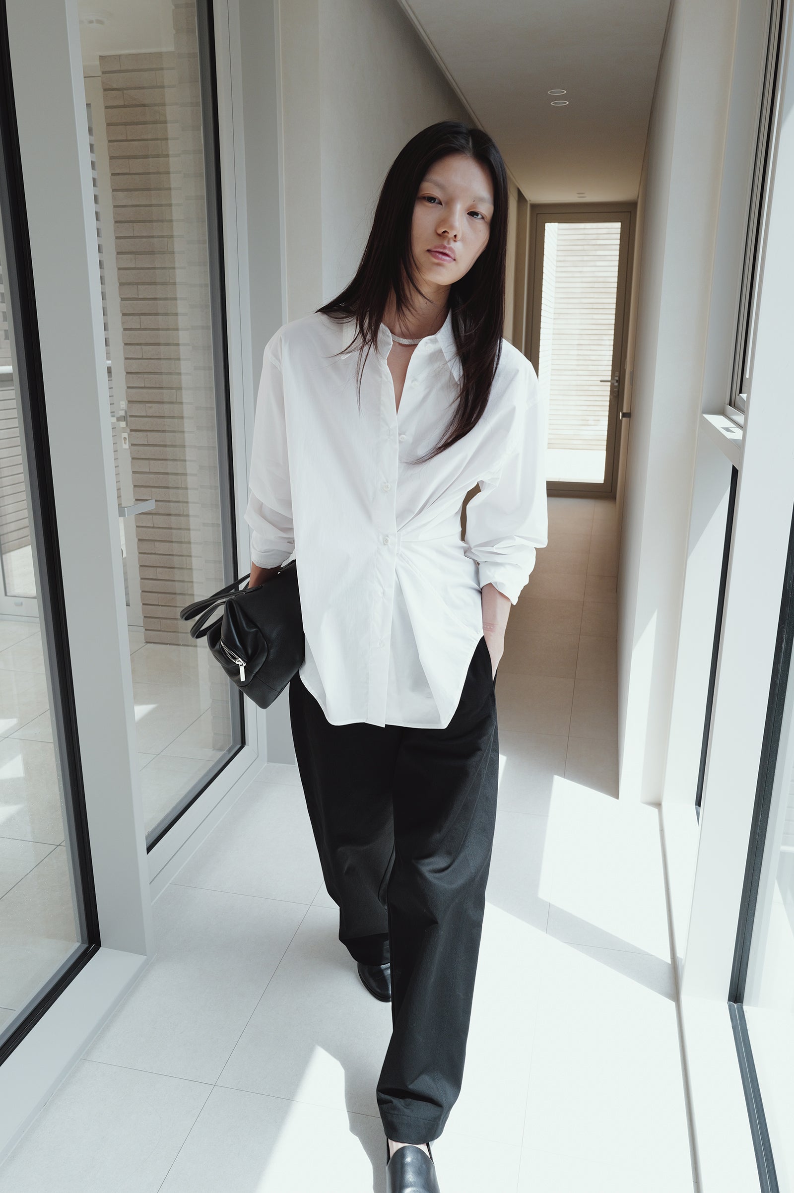 Epoch Cotton Shirt White