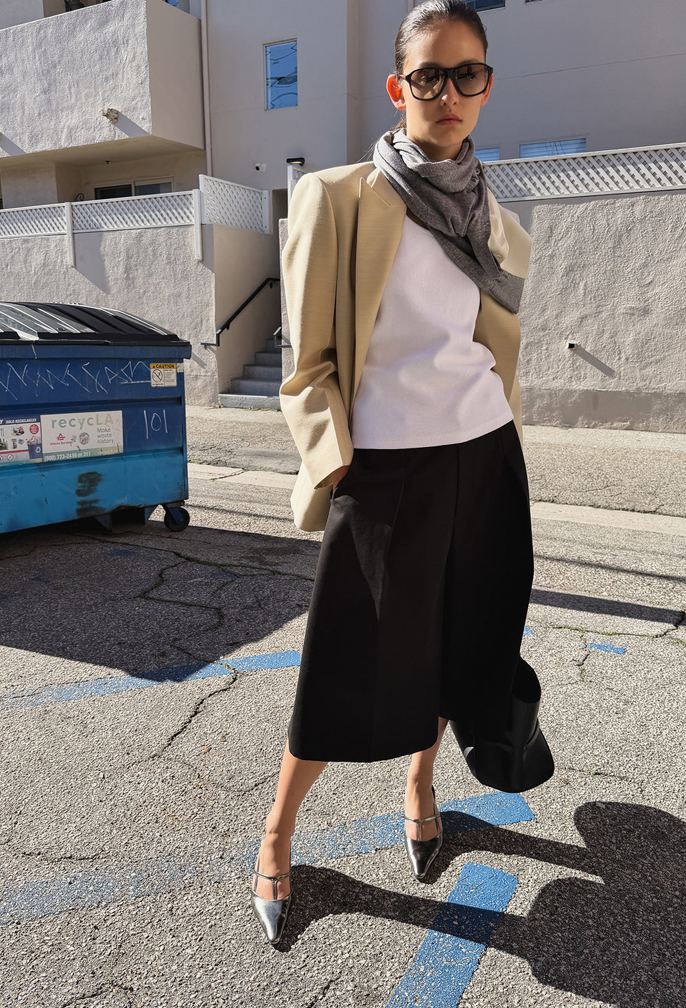 Cotton Bermuda shorts