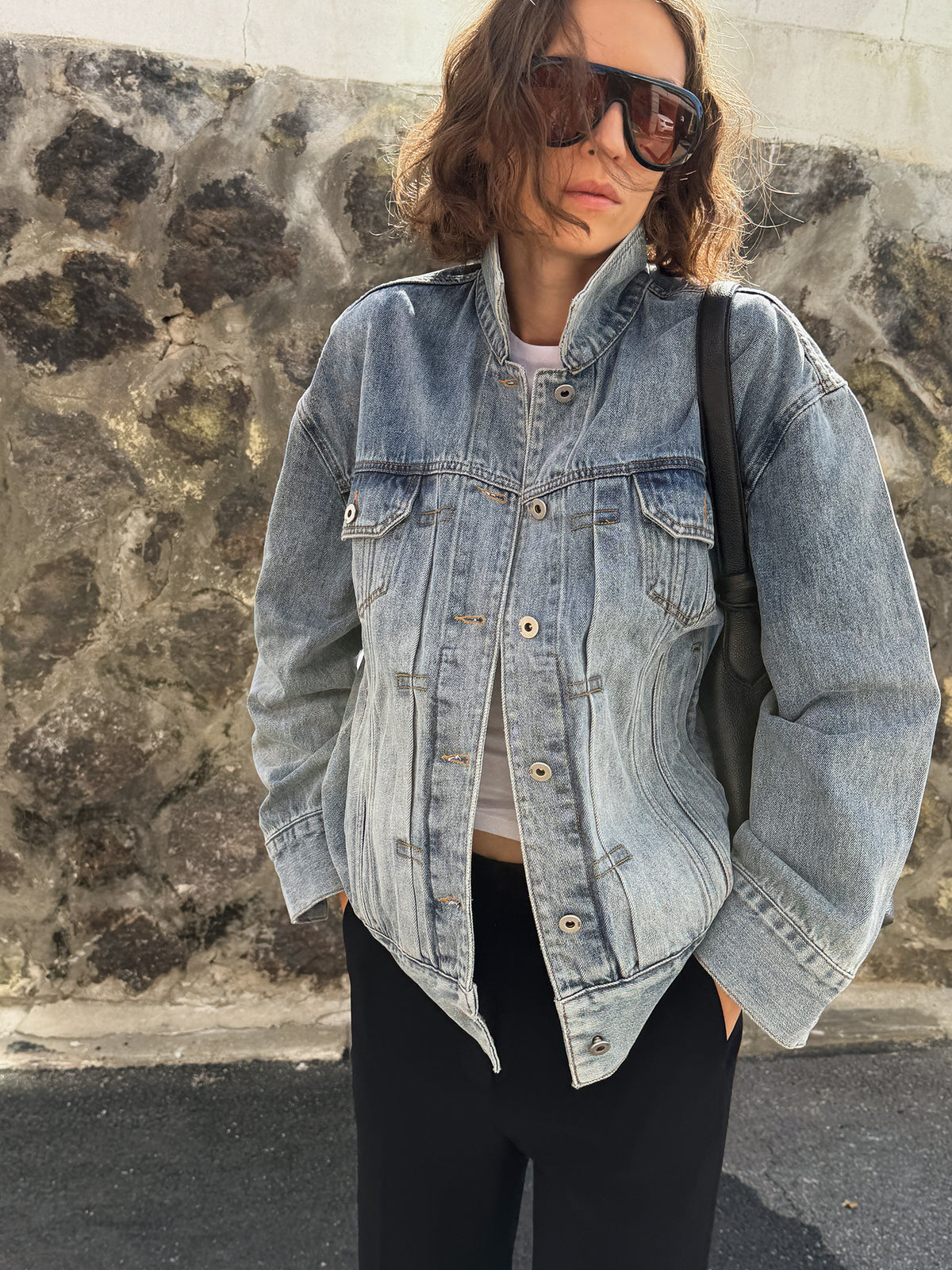 Panel Denim Jacket