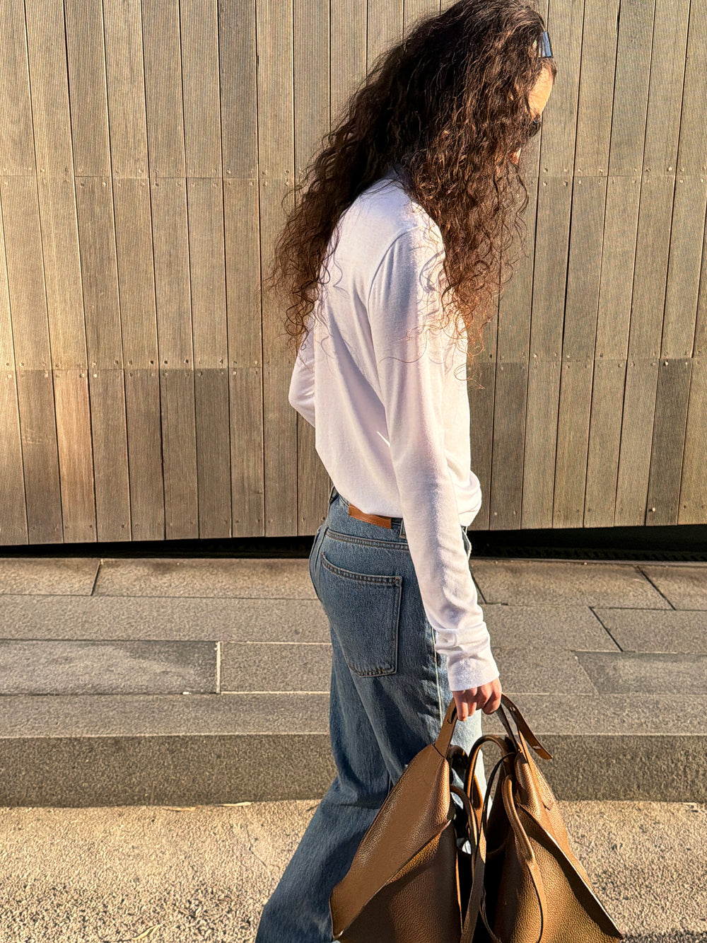 Milky Turtleneck T-shirt White