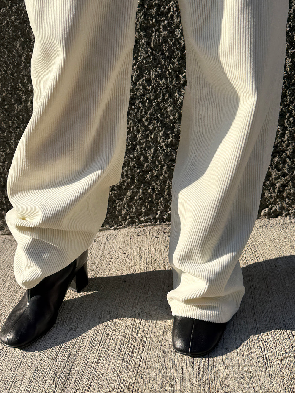 Soft Corduroy Pants Cream