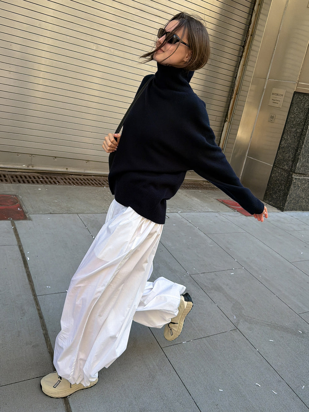 Cashmere 100% Turtleneck Knit Navy