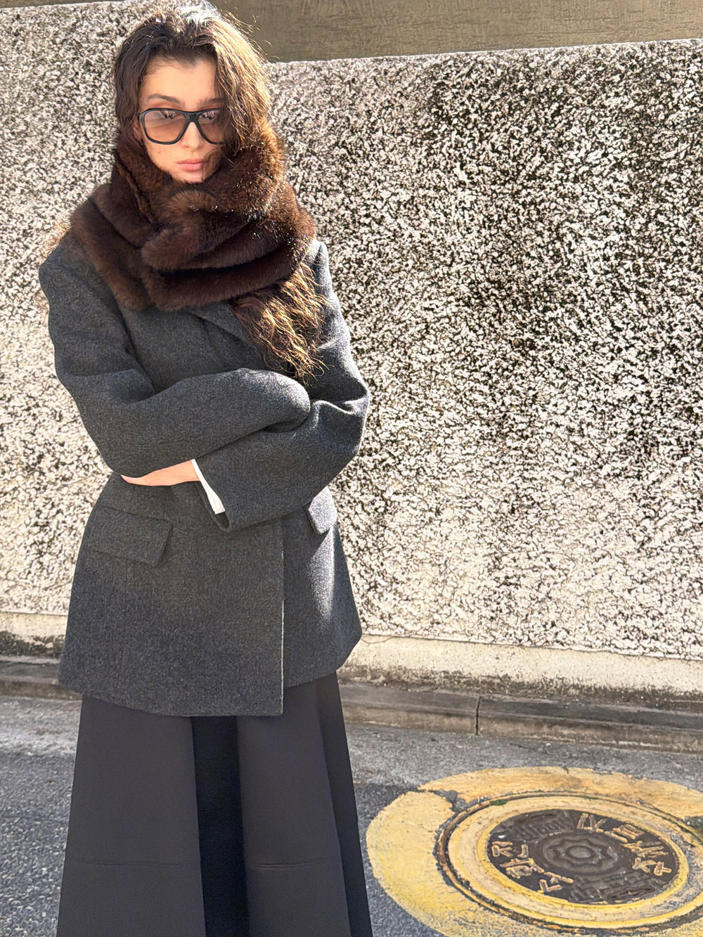 Like Fur Warmer Dark Brown
