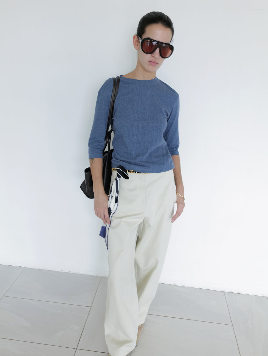 Pigment Dyed T-shirt Blue