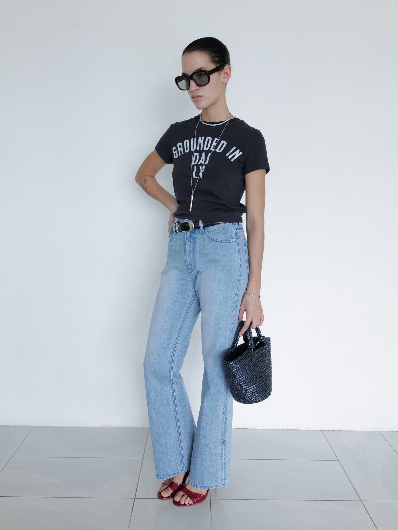 Ground Daily T-Shirt Navy
