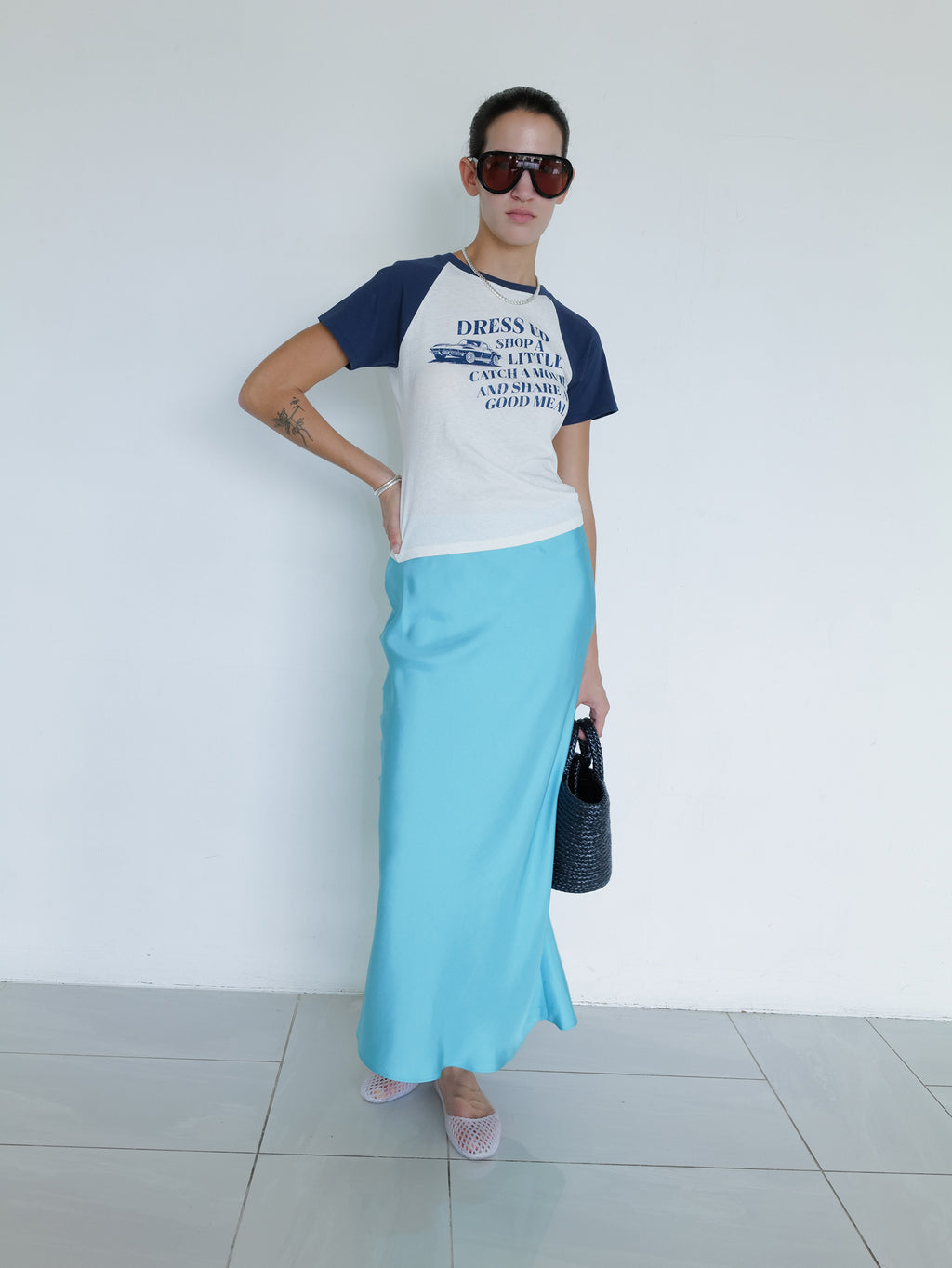 Vintage Car T-shirt Navy