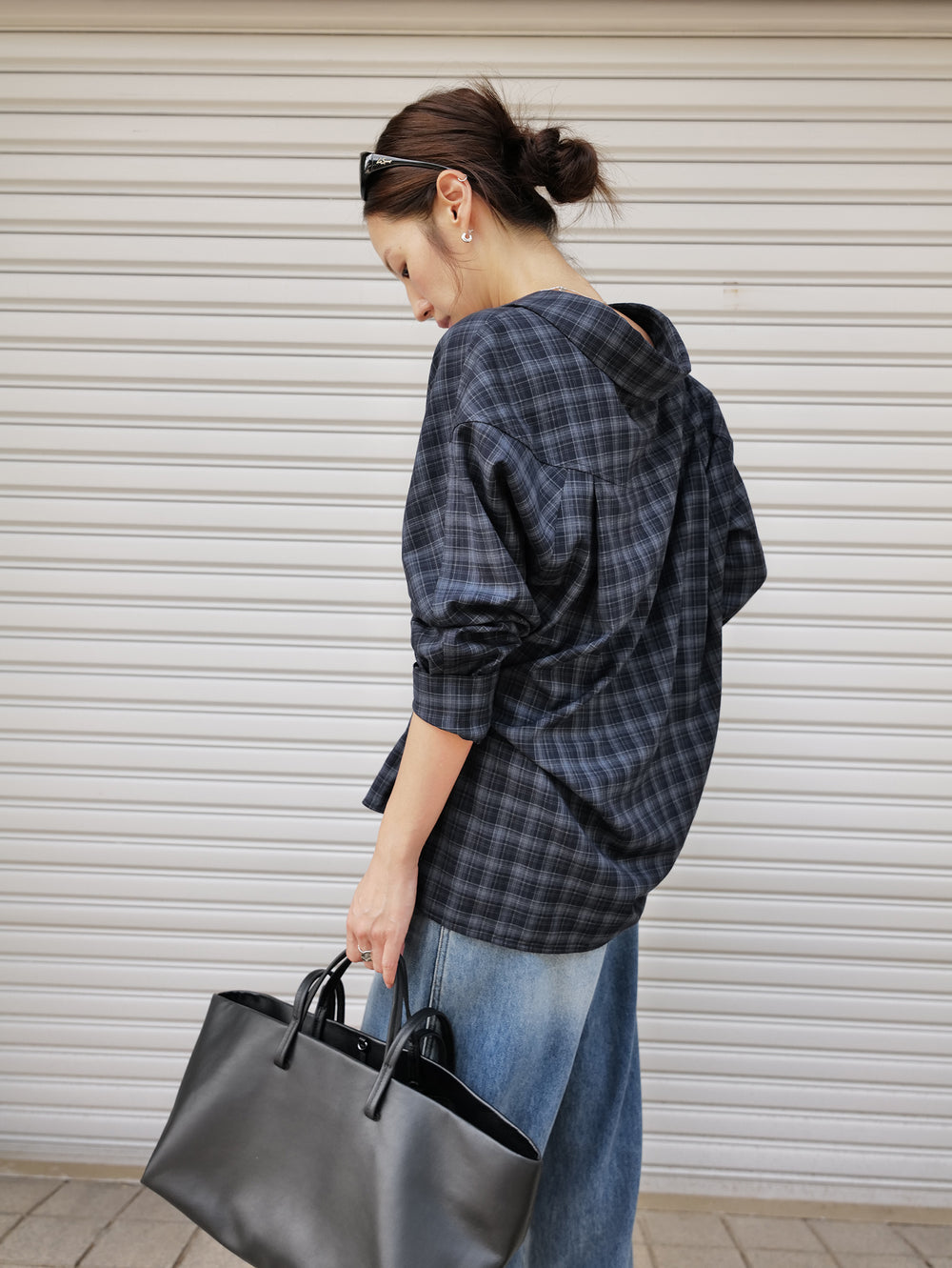 Country Check Shirt Navy