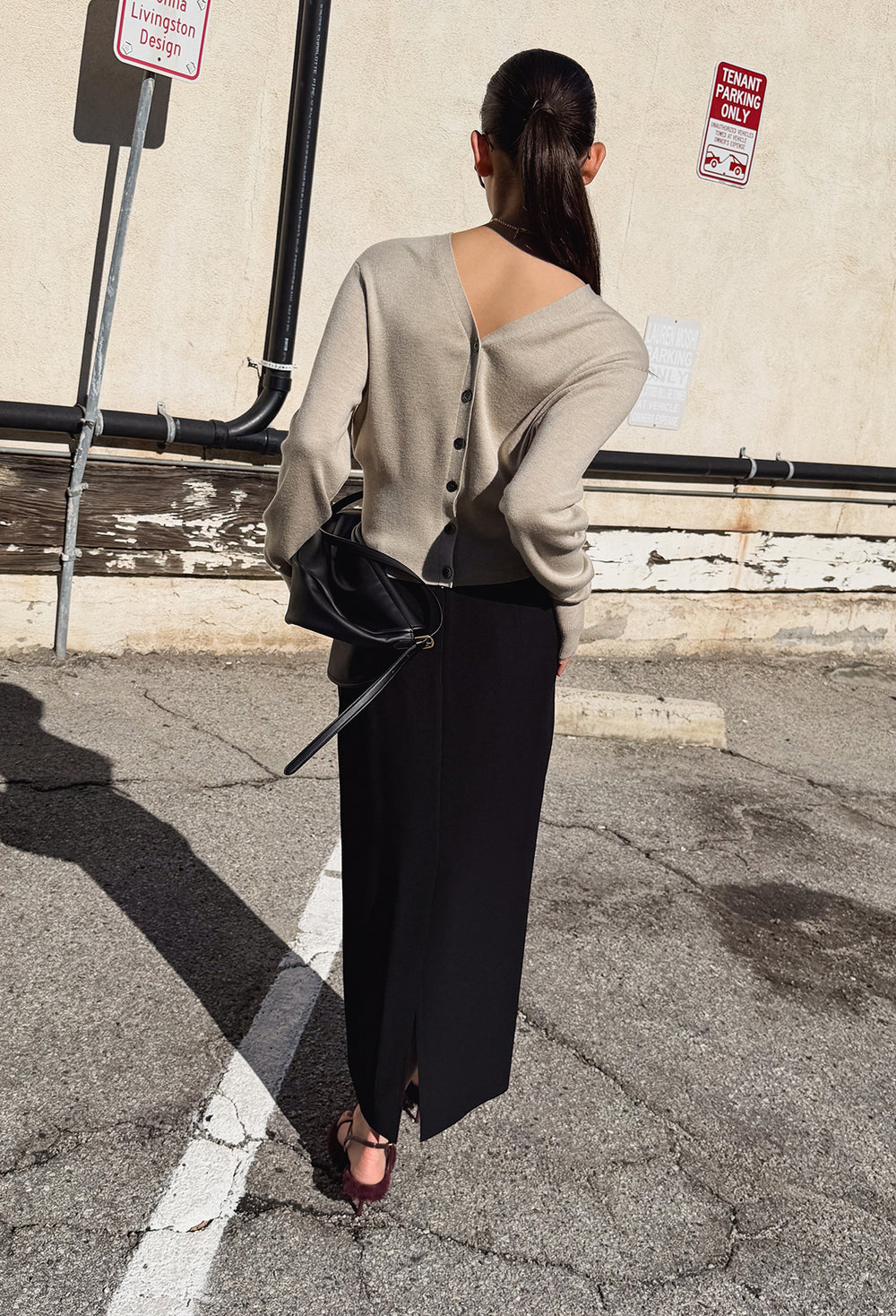 Spring Wool Cardigan Light Beige