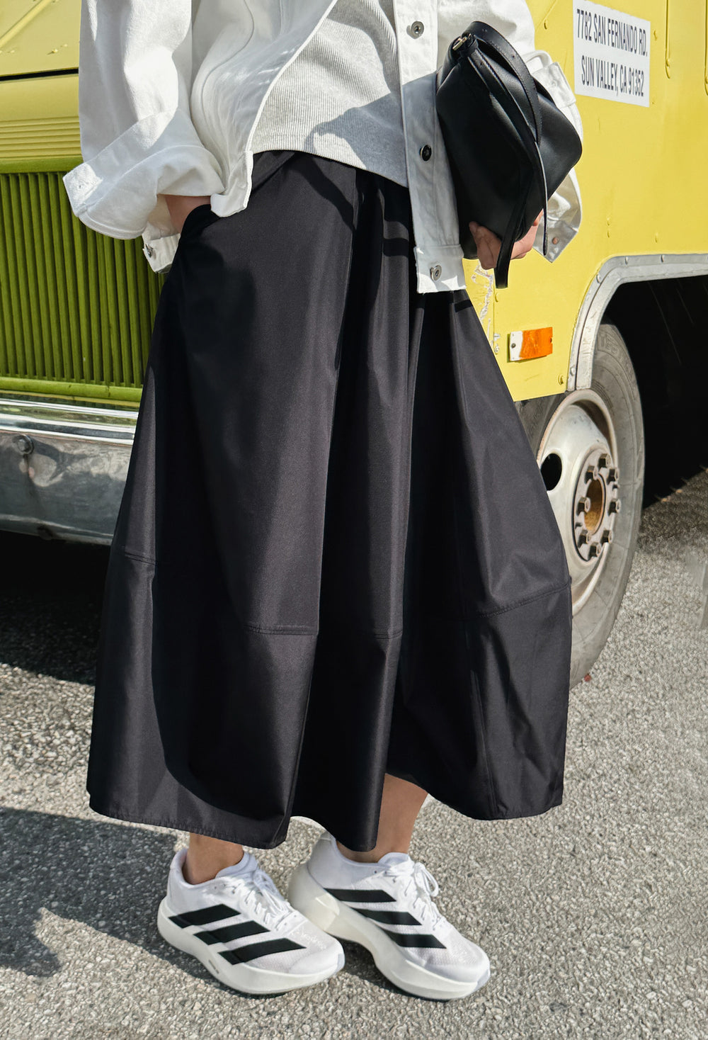 Balloon Full Skirt Black