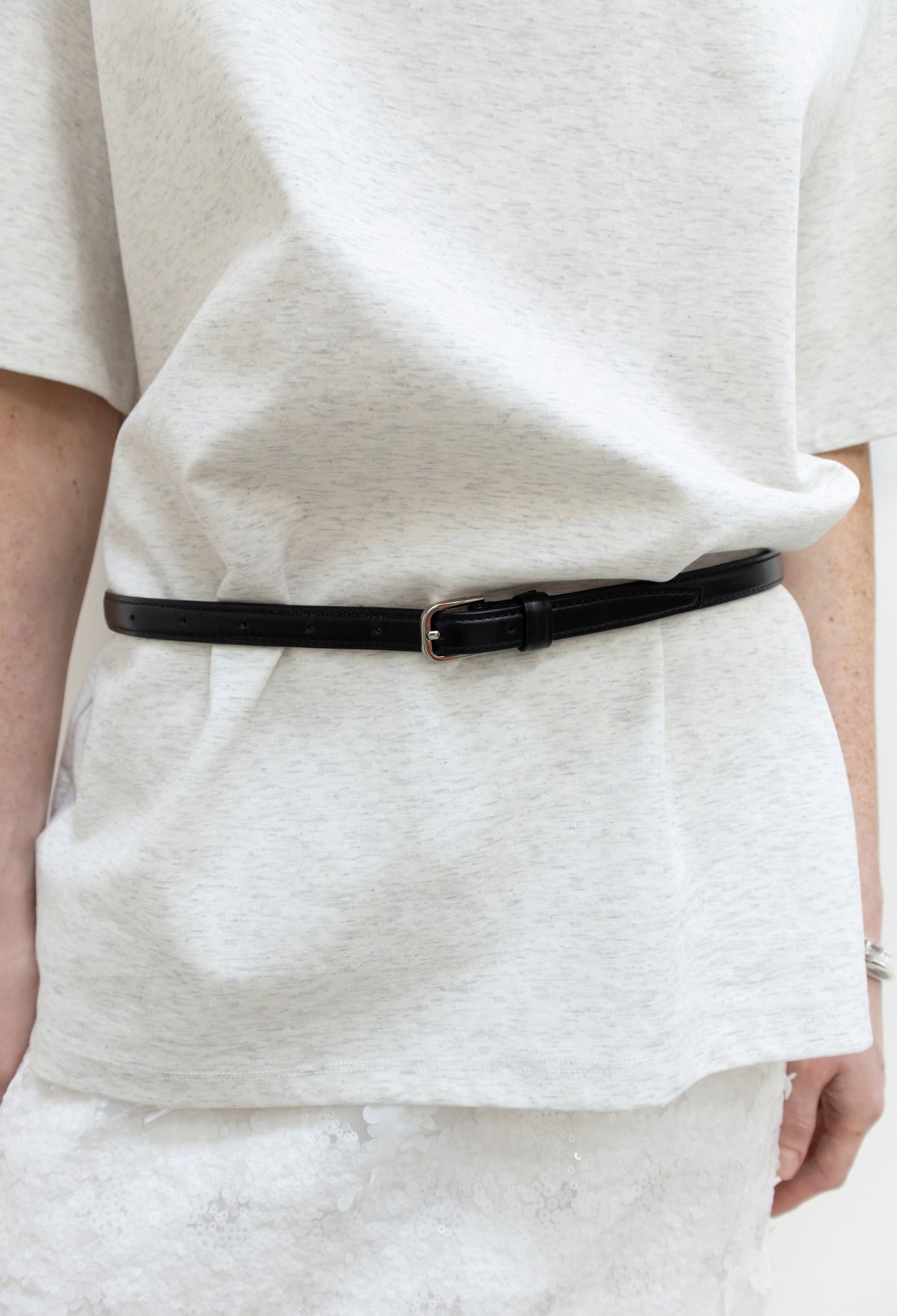 Overfit Cotton T-Shirt Gray