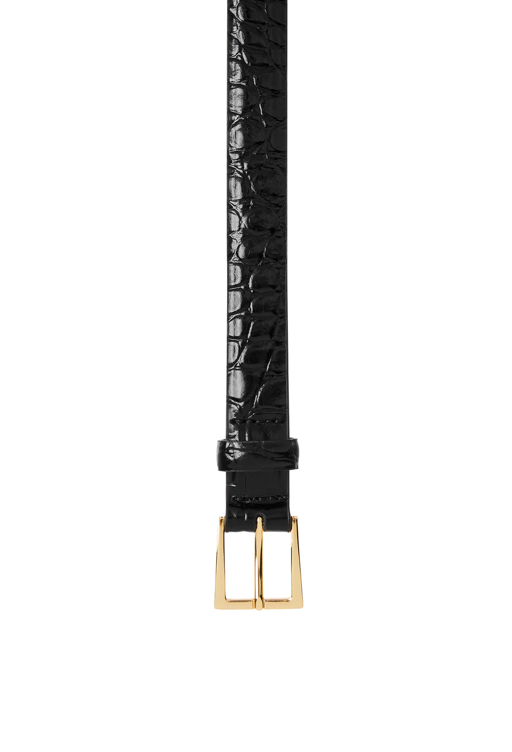 Classic Buckle Belt Crocker Black
