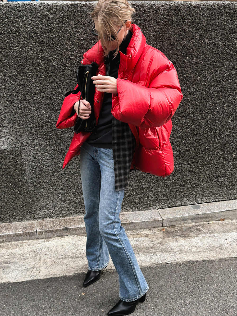 Fluffy Goose Down Red