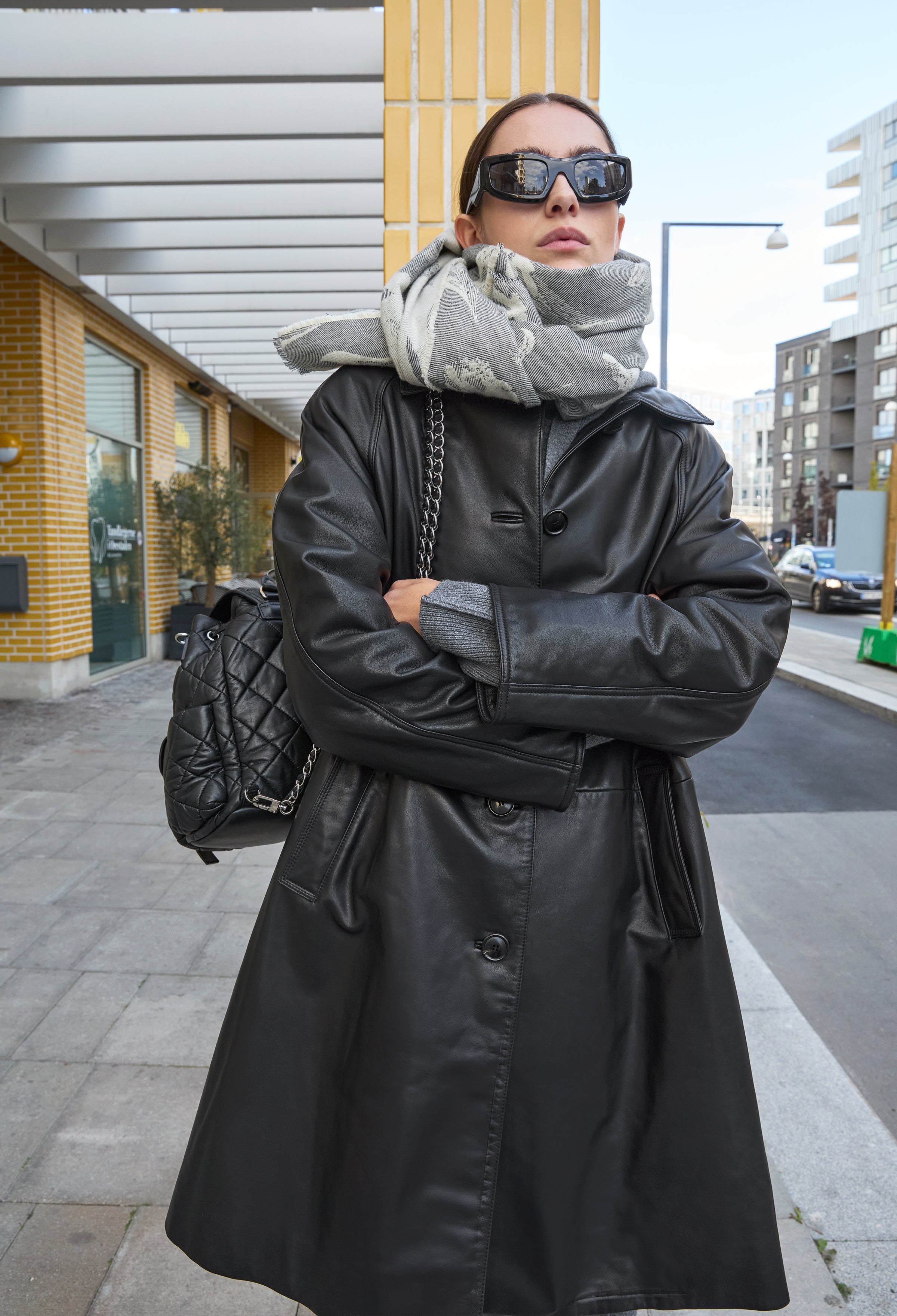 Wool Jacquard Muffler