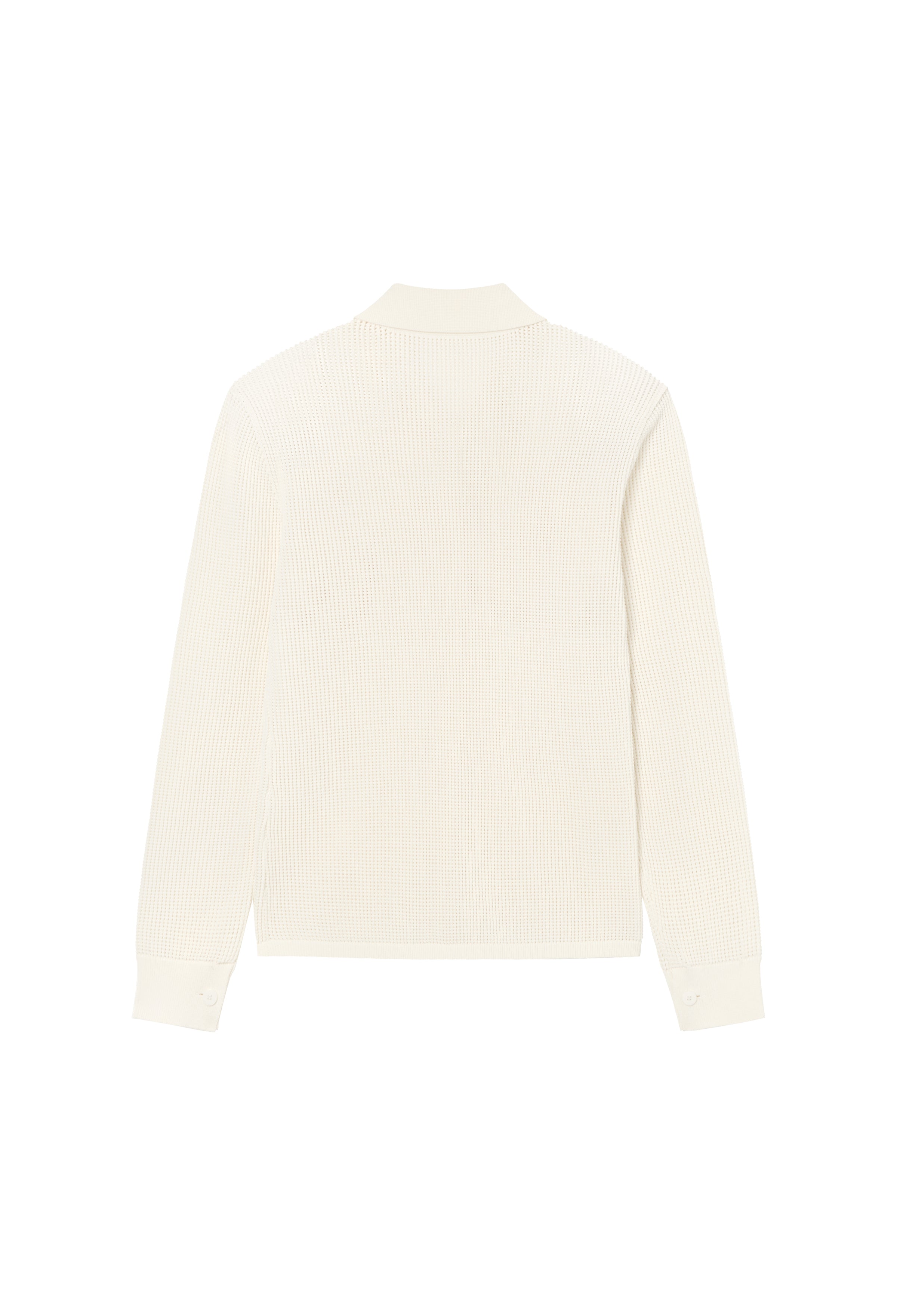 25SS 플로우 피케 니트 아이보리