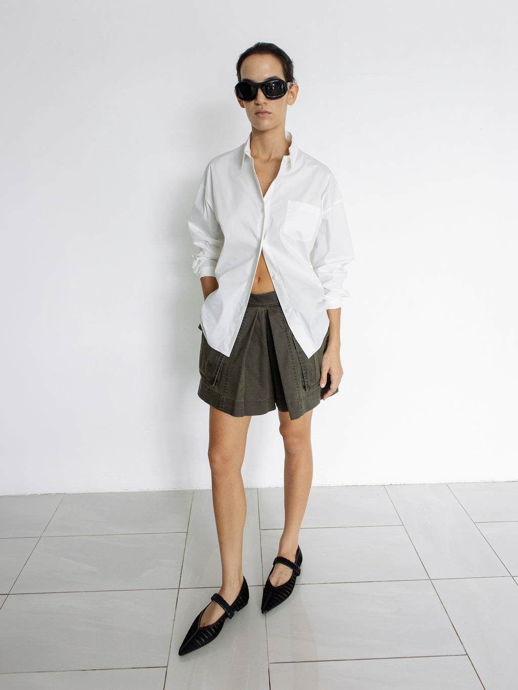 Safari Short Pants Dark Khaki