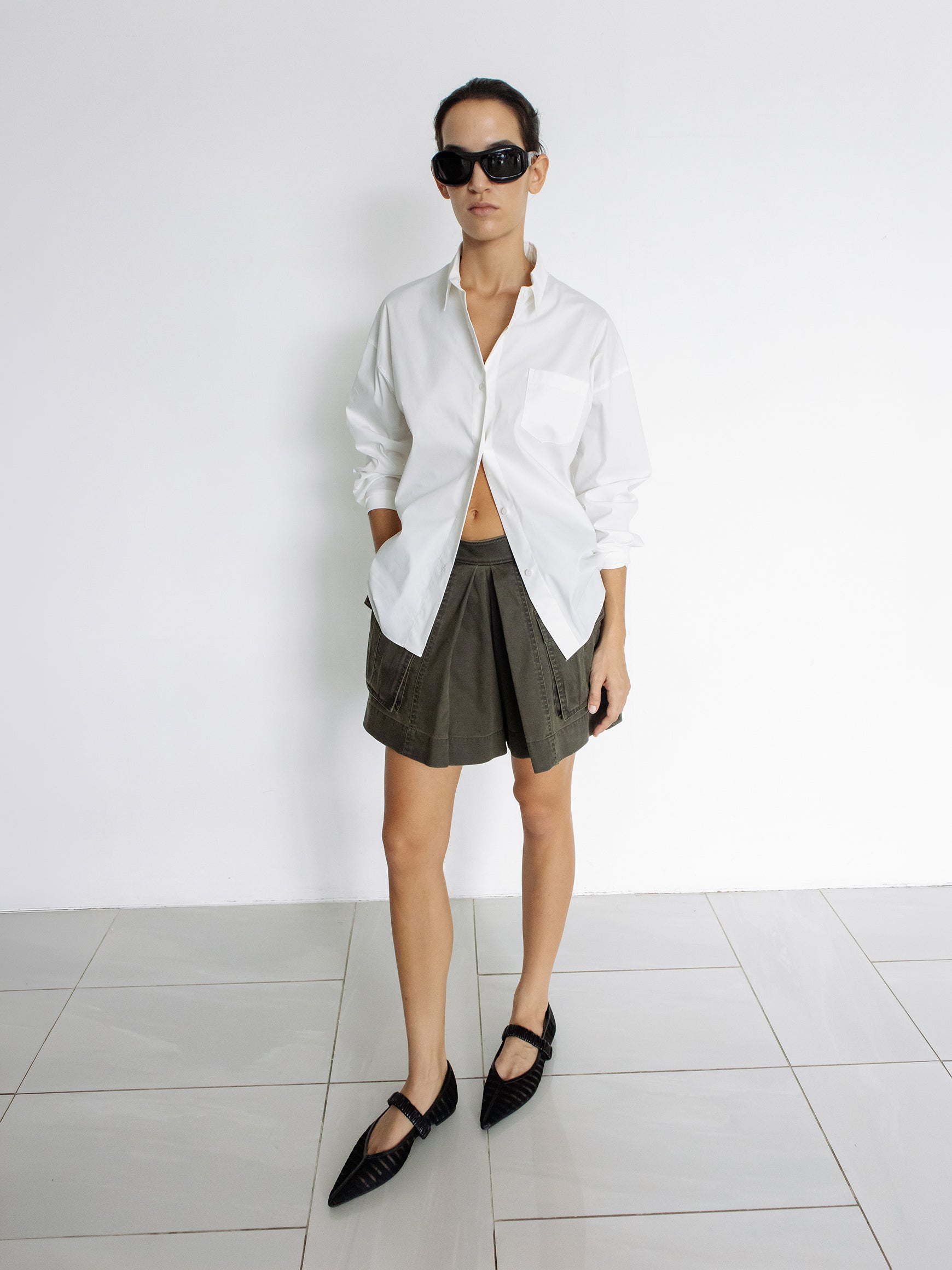 Safari Short Pants Dark Khaki