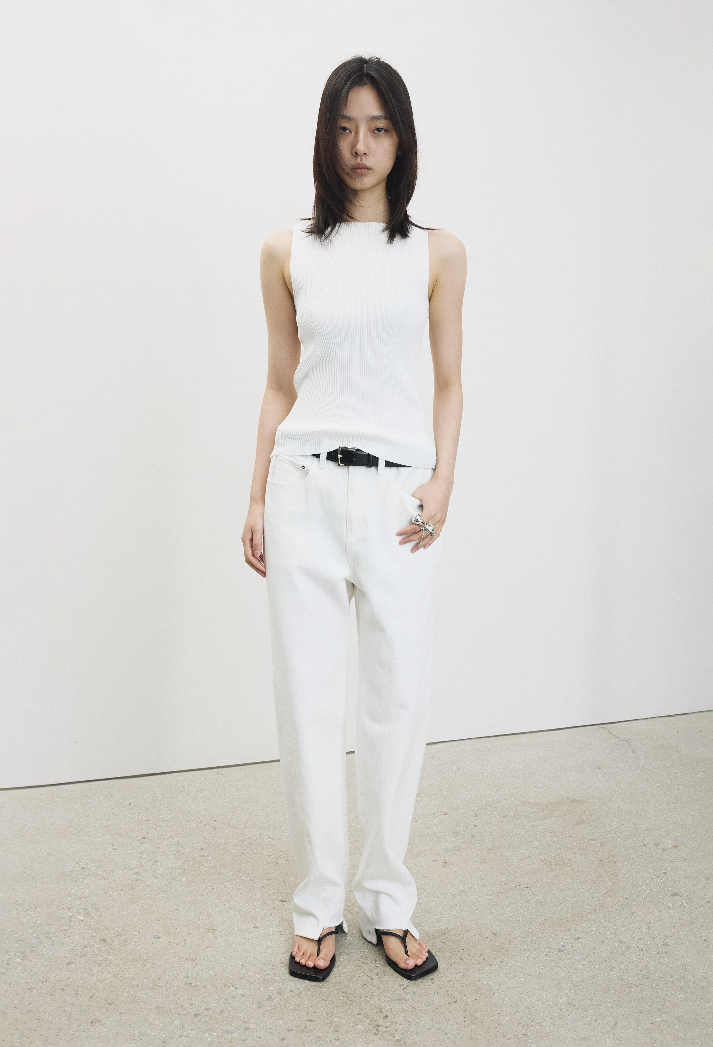 810 Cut-Off Denim Ivory