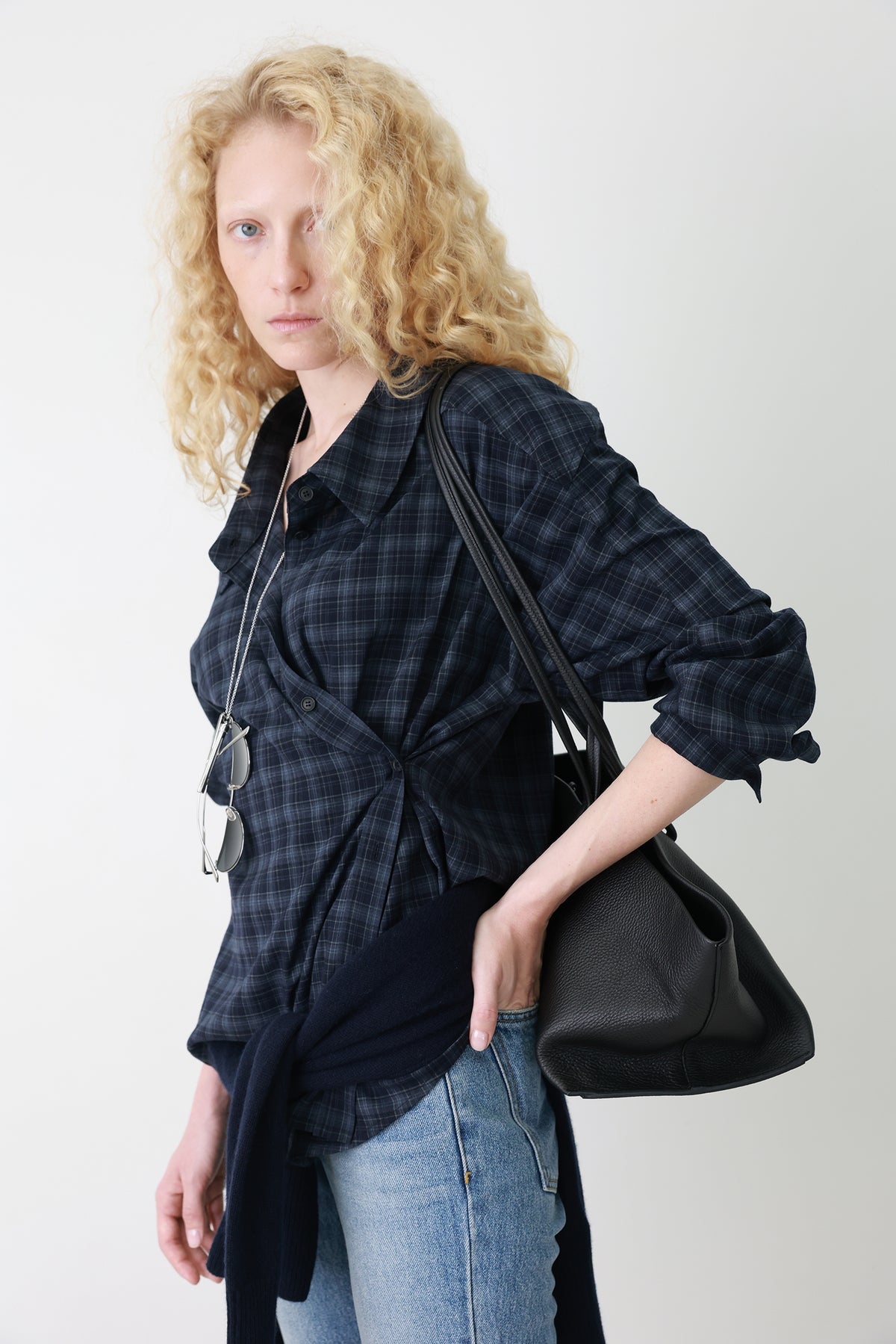 Country Check Shirt Navy