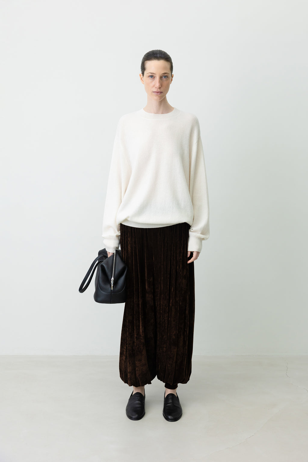 Cashmere 100% Oversized Pullover Ivory