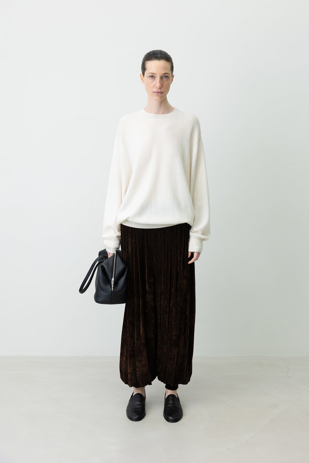 Cashmere 100% Oversized Pullover Ivory
