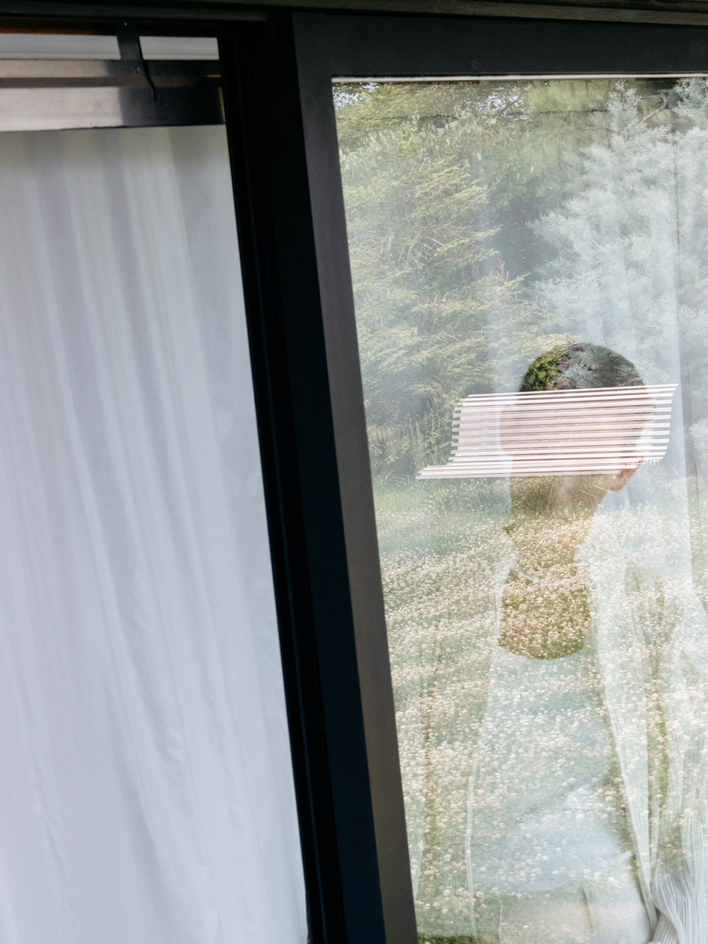 플리츠 집업 점퍼 크림