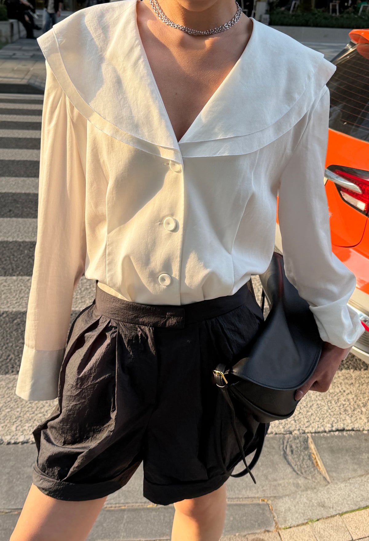 러플 셔츠 블라우스