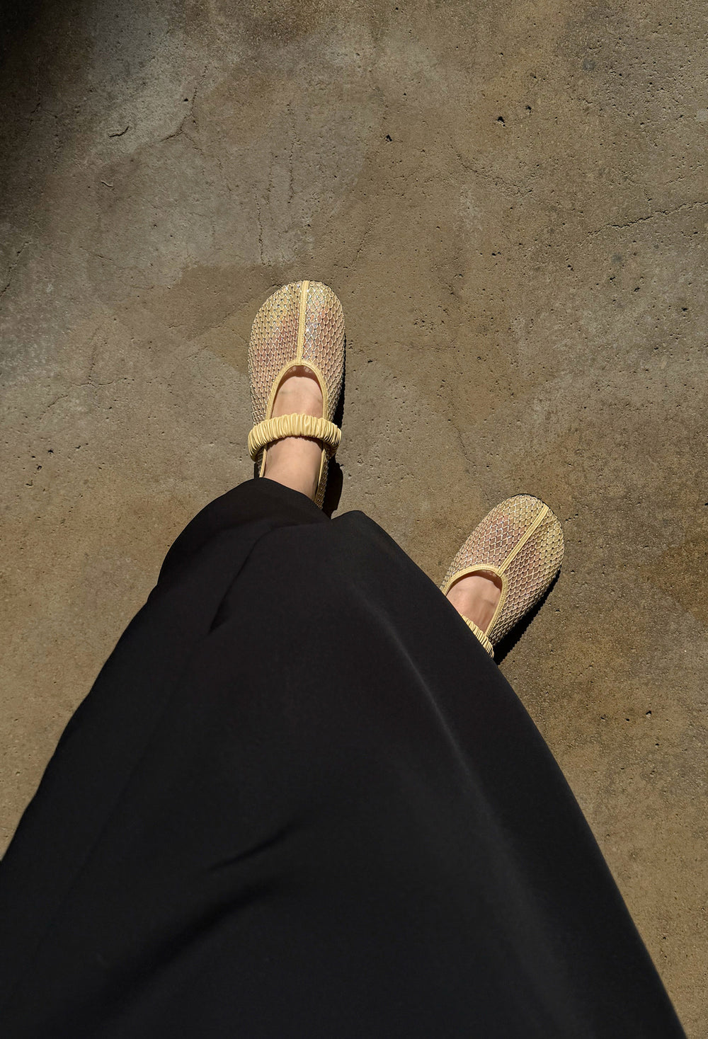 Bobby-Sox Round Shoes Beige