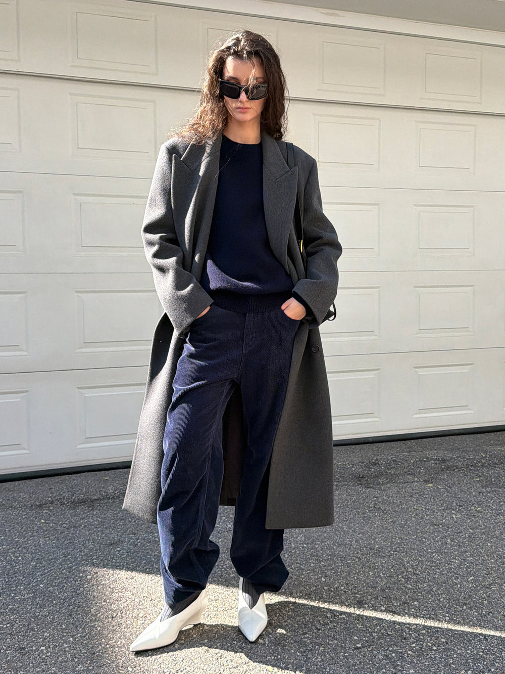 Soft Corduroy Pants Navy