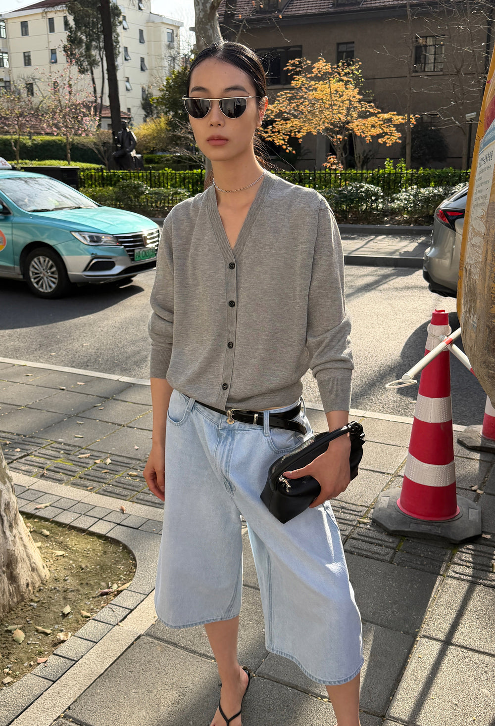 솔트 에어 가디건 그레이