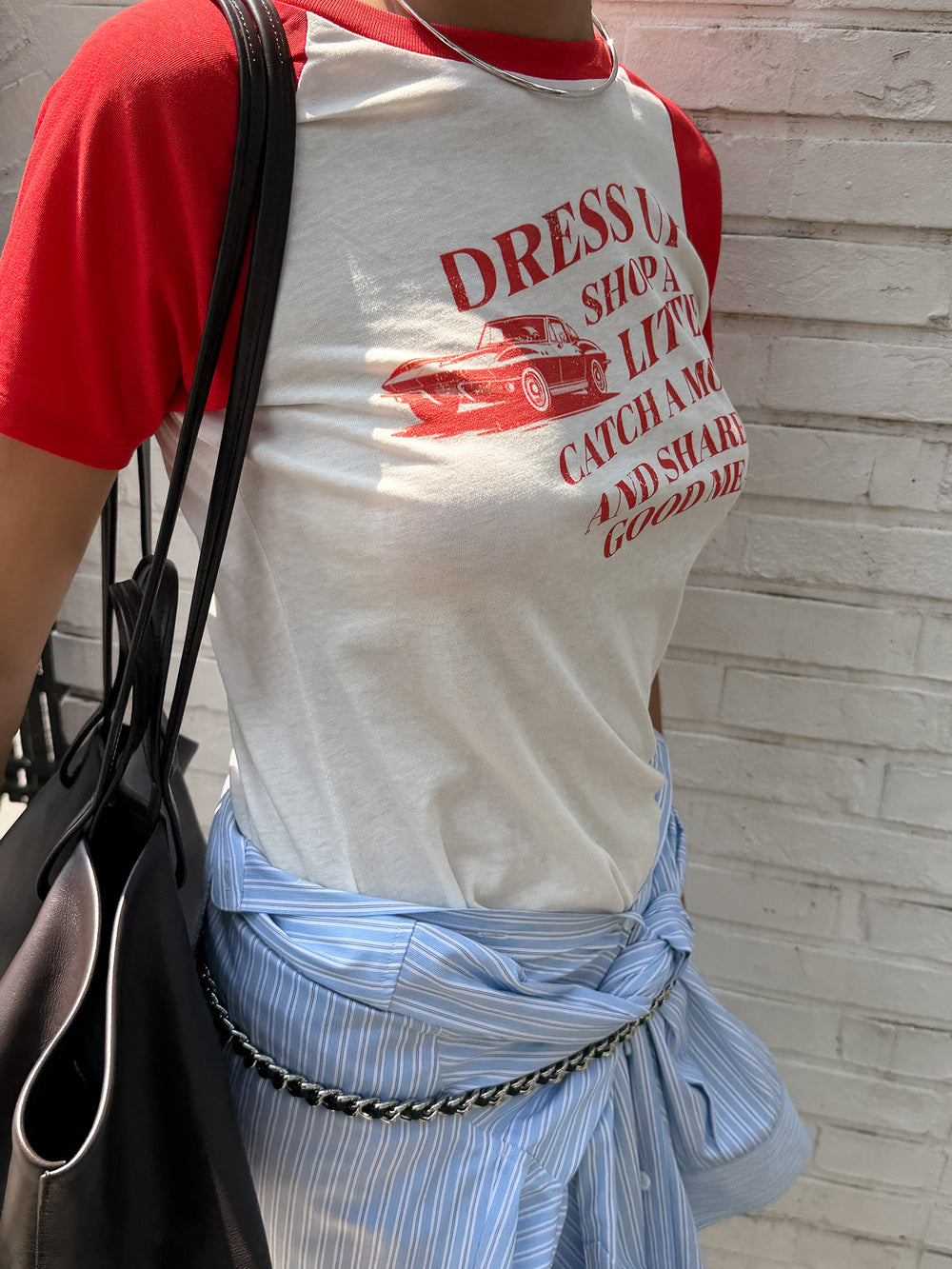 Vintage Car T-shirt Red