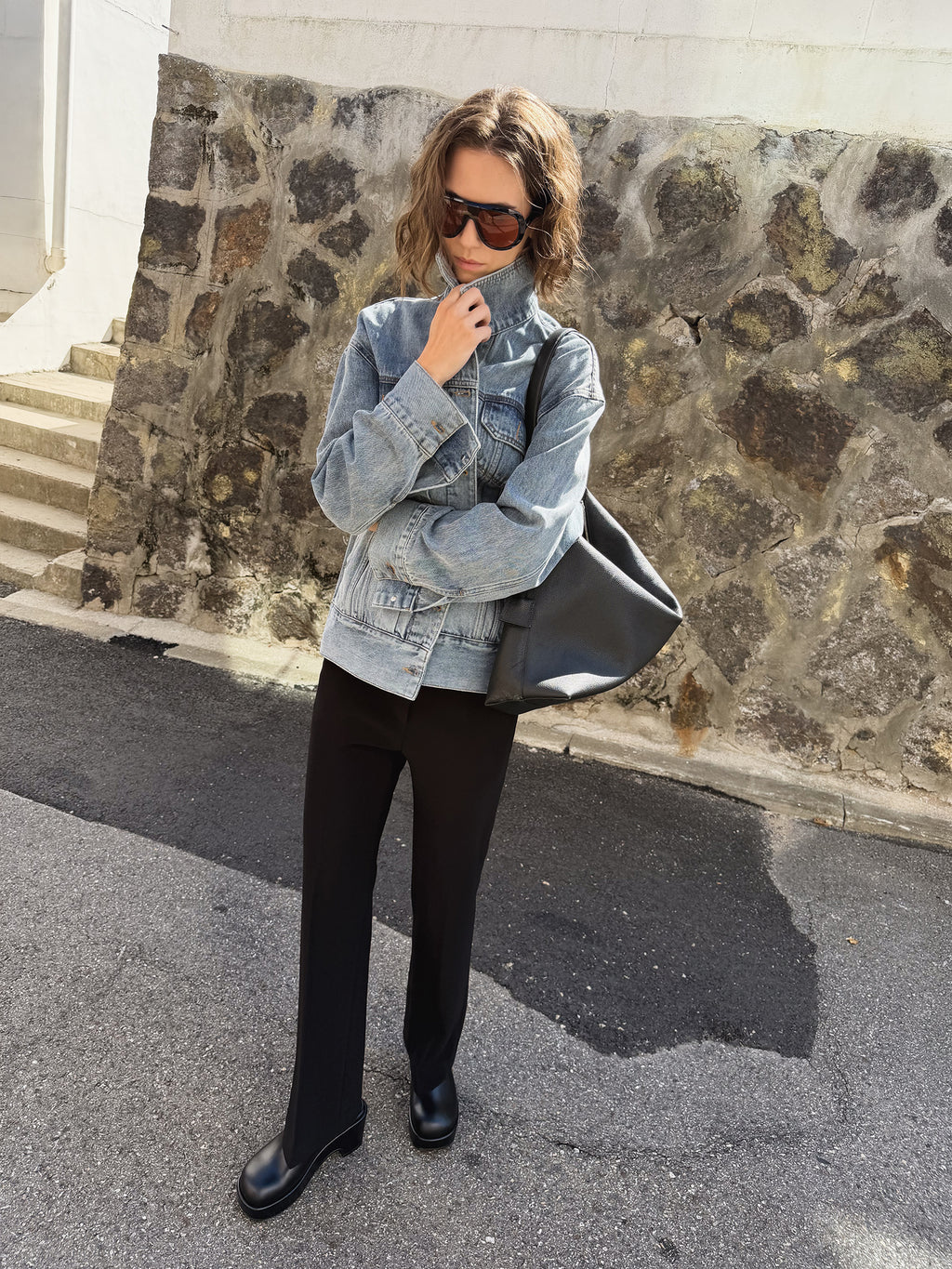 Panel Denim Jacket