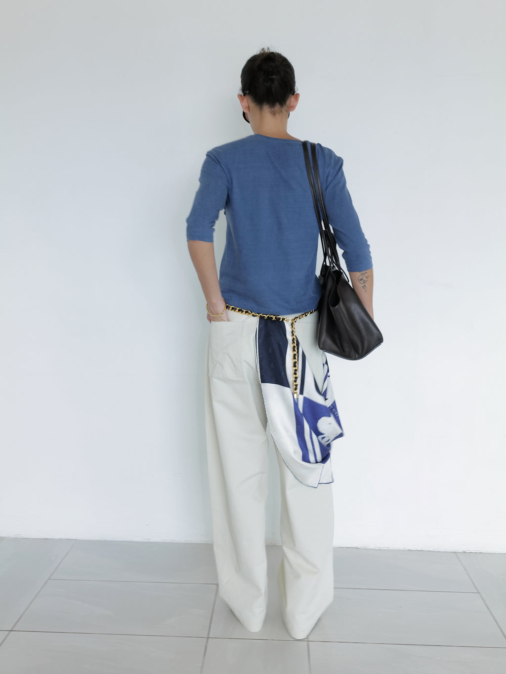 Pigment Dyed T-shirt Blue