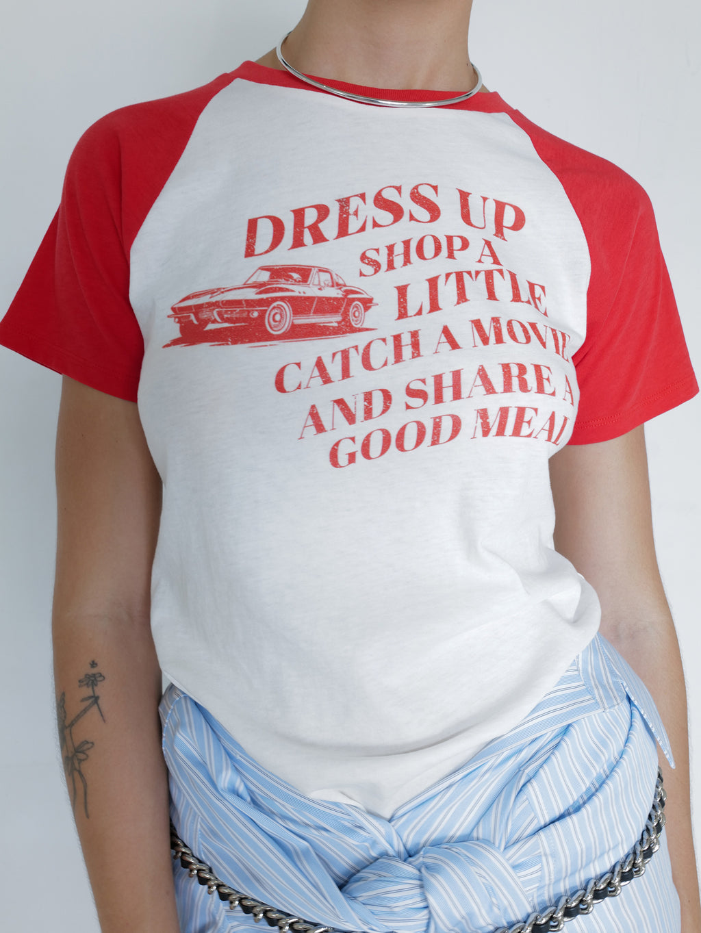 Vintage Car T-shirt Red