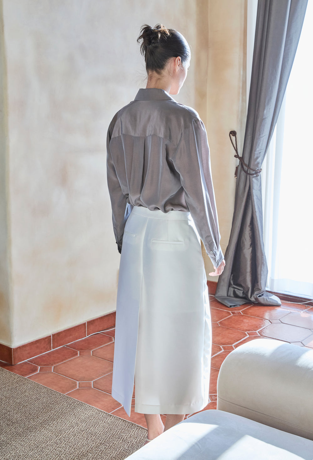 Ceremony Maxi Skirt Ivory