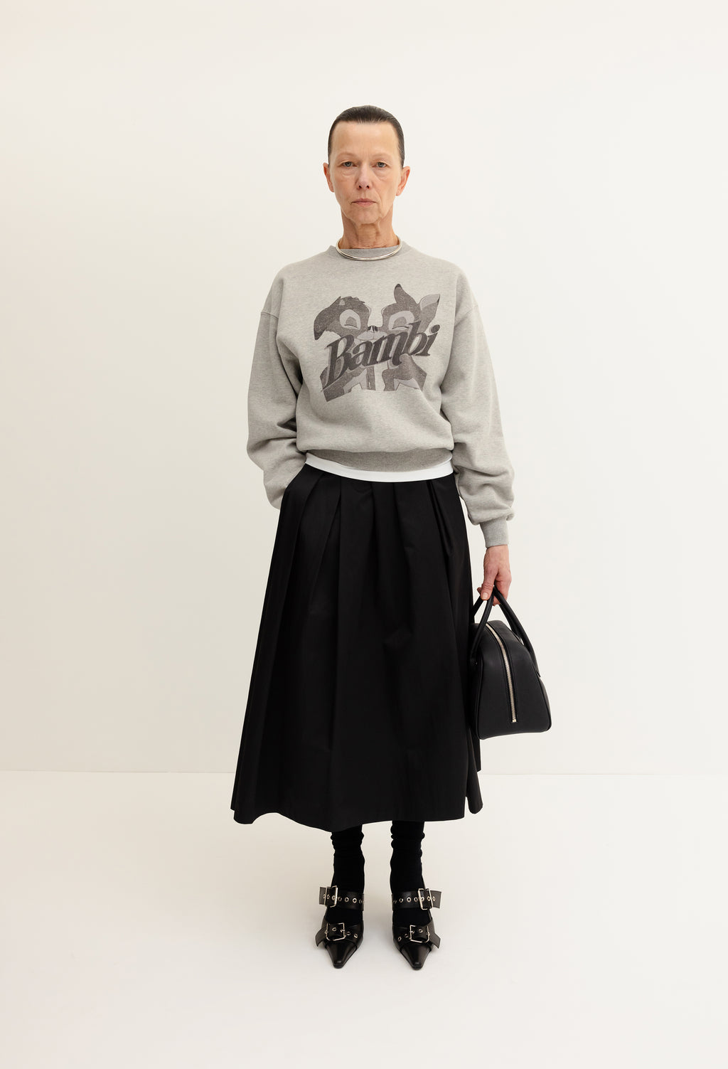 Volume Full Skirt Black