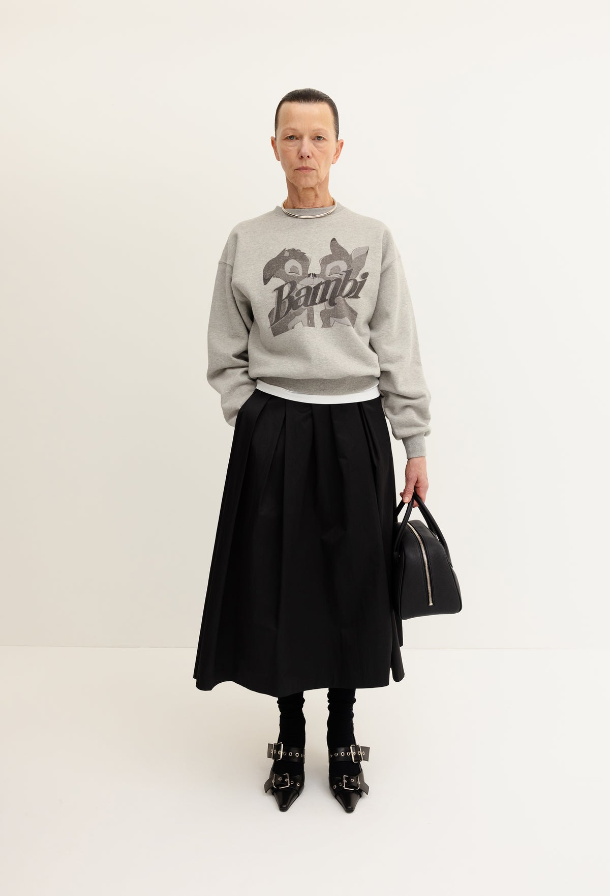 Volume Full Skirt Black