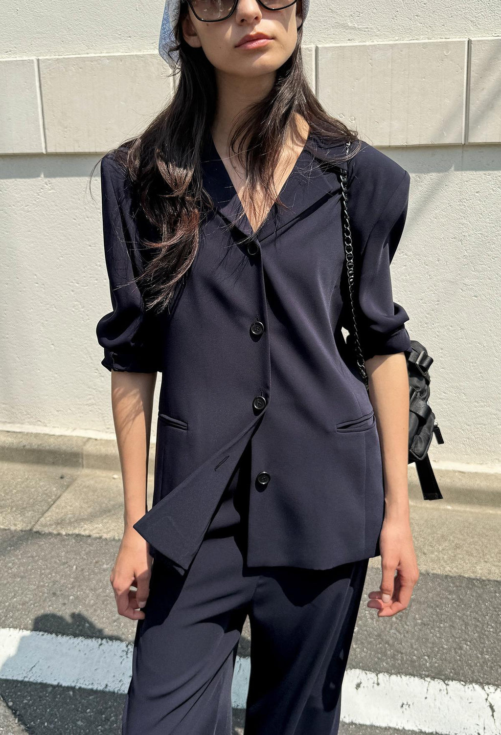 25SS 썸머 루 셔츠 자켓 네이비