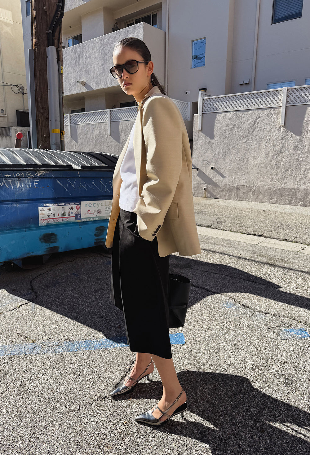 Cotton Bermuda shorts
