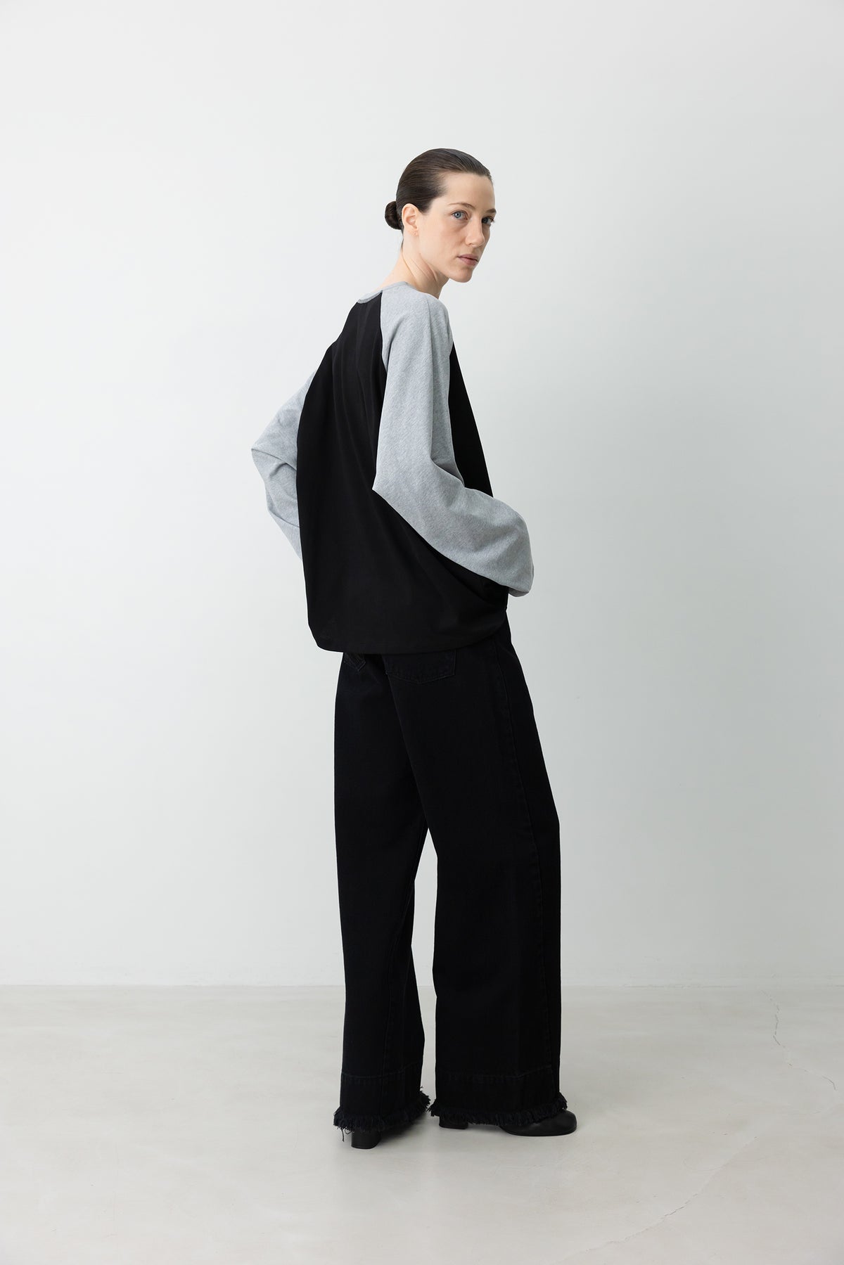 915 Fringe Denim Black