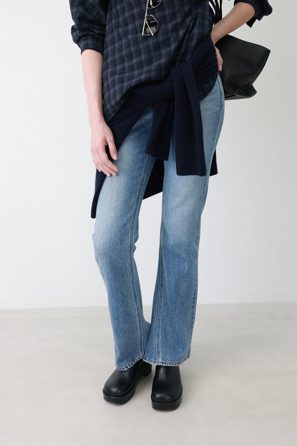 Country Check Shirt Navy